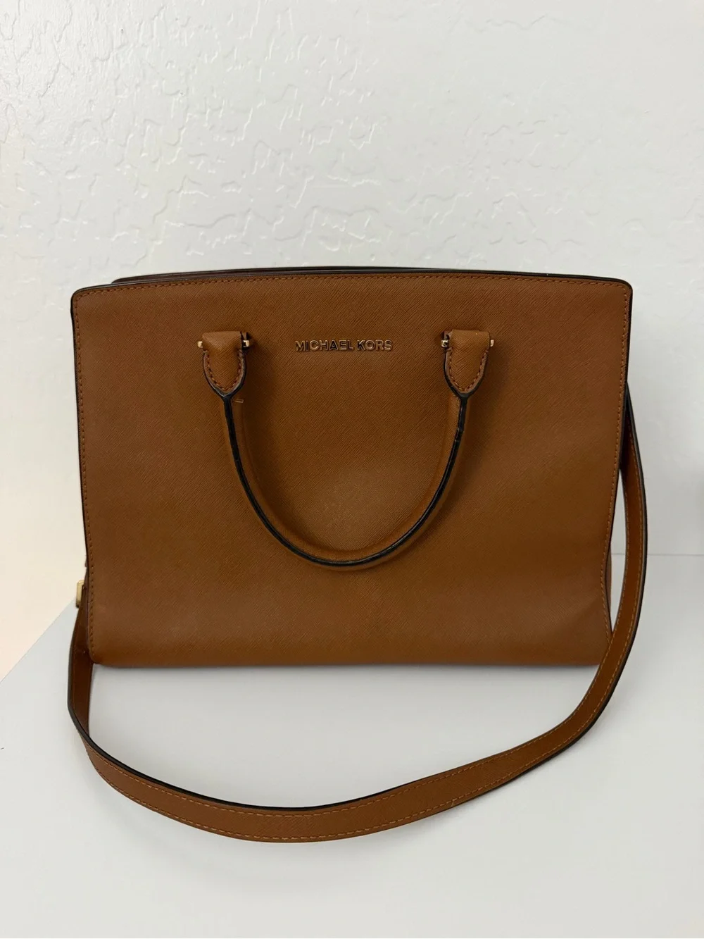 Michael Kors Selma Saffiano Leather Medium Satchel